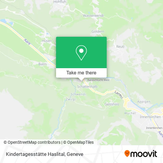 Kindertagesstätte Haslital map