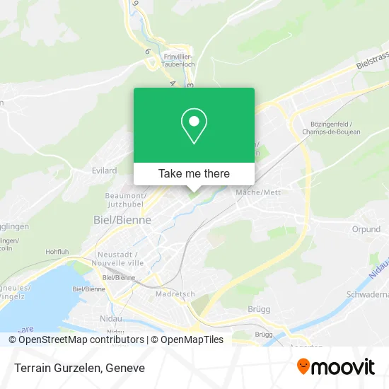 Terrain Gurzelen map