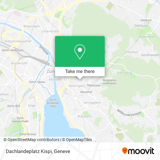 Dachlandeplatz Kispi map