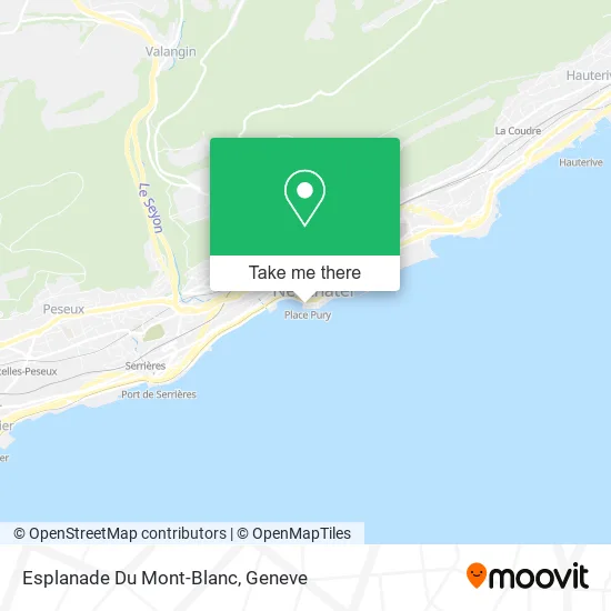 Esplanade Du Mont-Blanc map