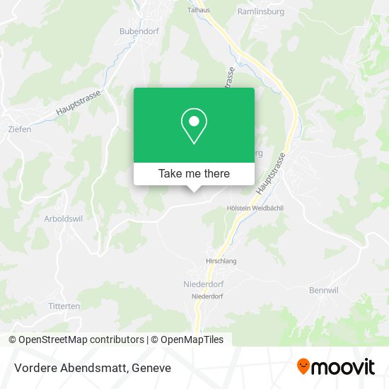 Vordere Abendsmatt map