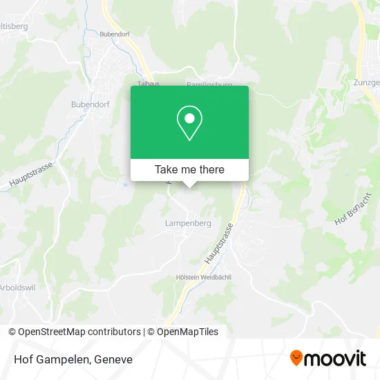 Hof Gampelen map