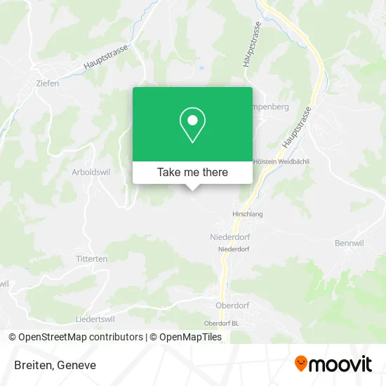 Breiten map