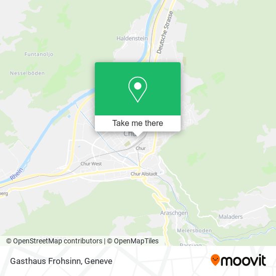 Gasthaus Frohsinn map