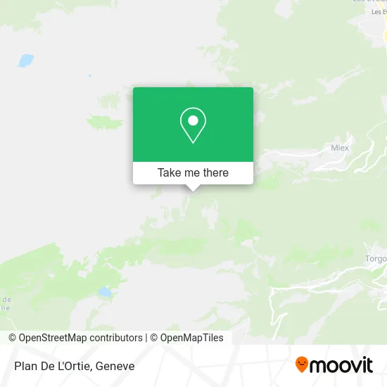 Plan De L'Ortie map