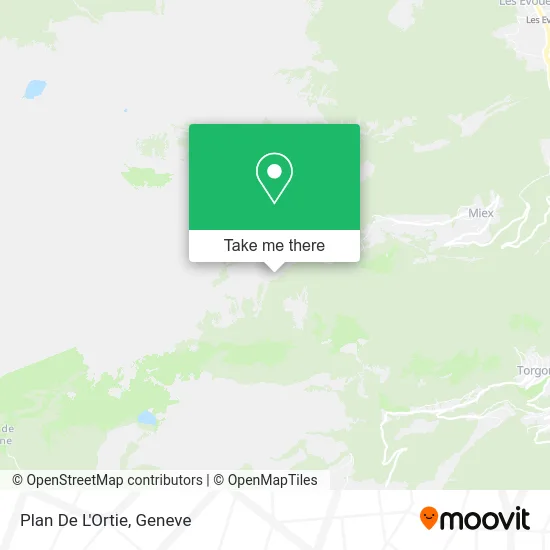 Plan De L'Ortie map