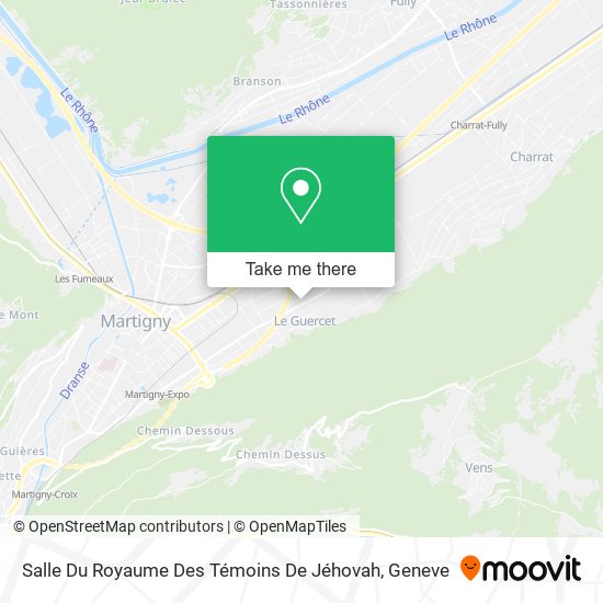 Salle Du Royaume Des Témoins De Jéhovah map