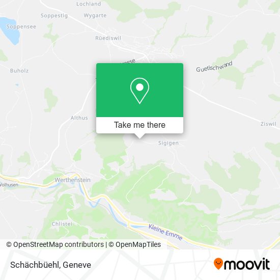 Schächbüehl map