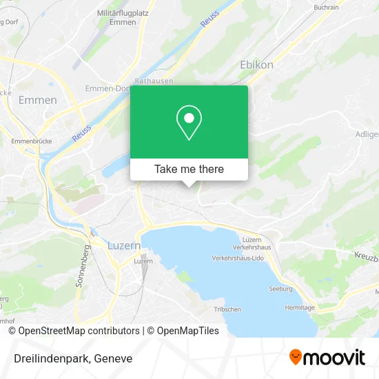 Dreilindenpark map
