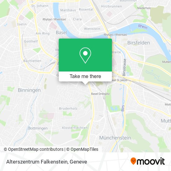 Alterszentrum Falkenstein map