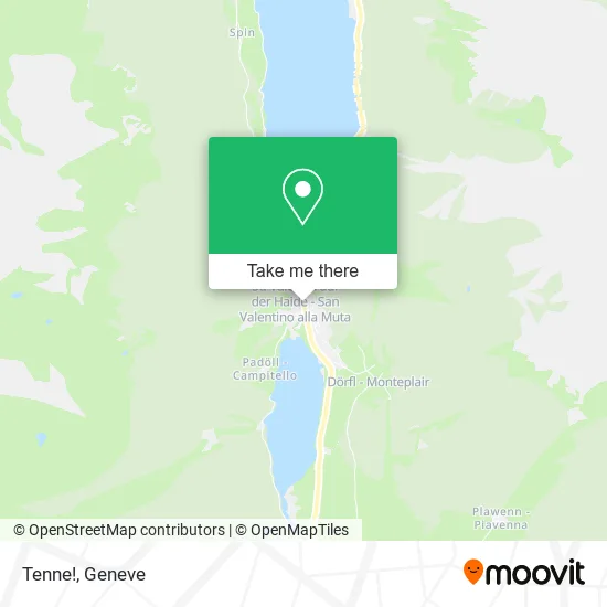 Tenne! map