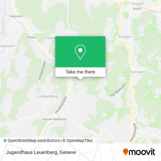 Jugendhaus Leuenberg map