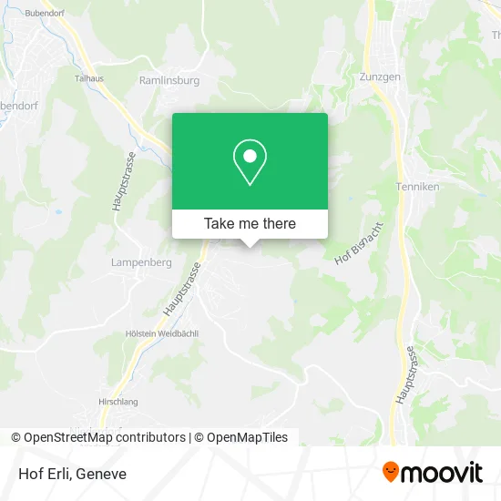 Hof Erli map
