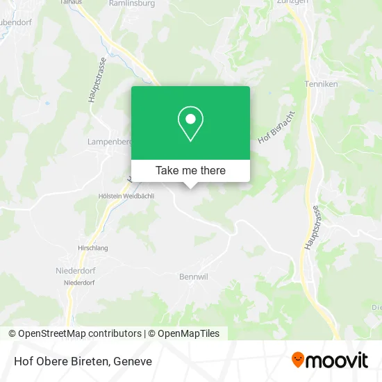 Hof Obere Bireten map