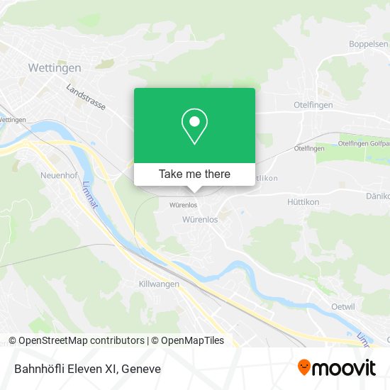 Bahnhöfli Eleven XI map