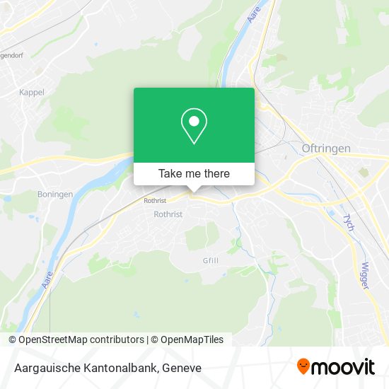 Aargauische Kantonalbank map