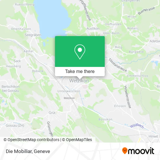 Die Mobiliar map