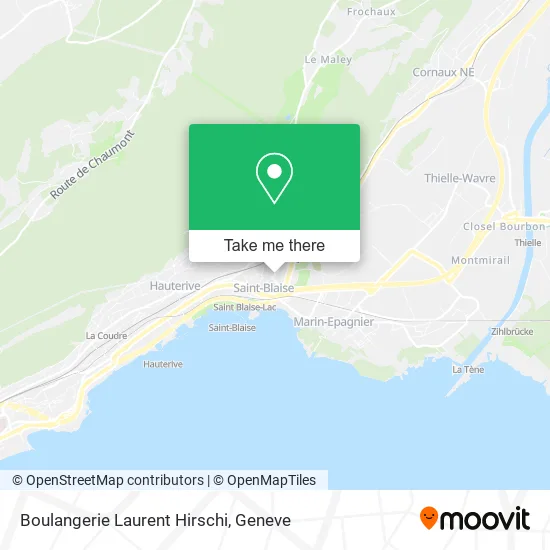 Boulangerie Laurent Hirschi map