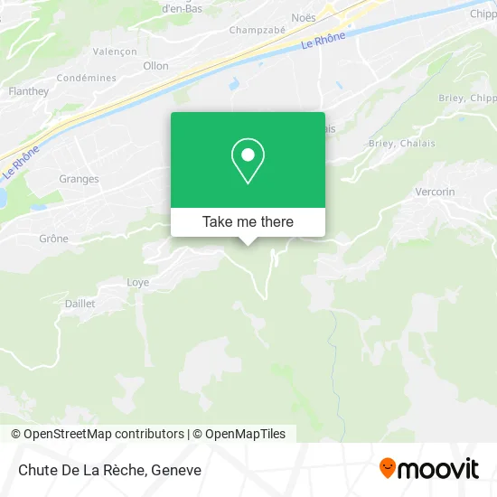 Chute De La Rèche map