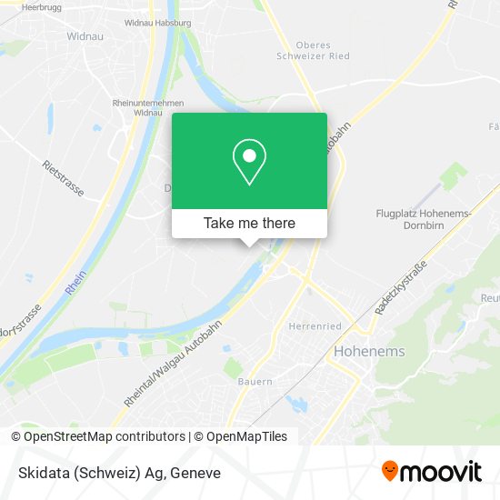 Skidata (Schweiz) Ag map