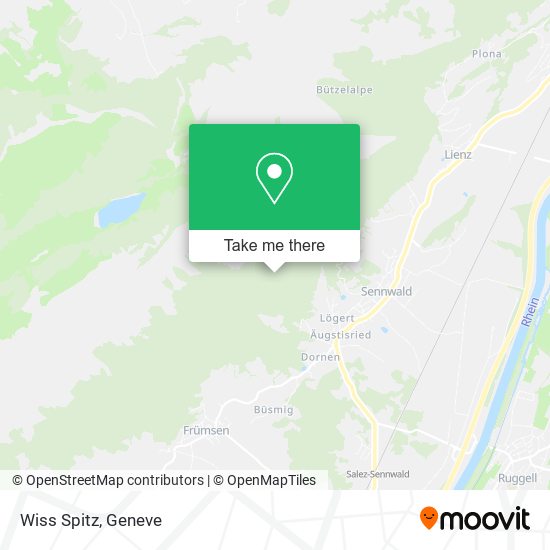 Wiss Spitz map