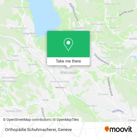 Orthopädie Schuhmacherei map