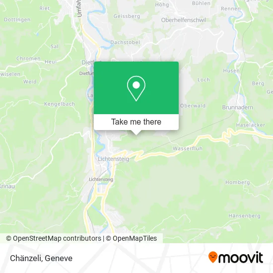 Chänzeli map