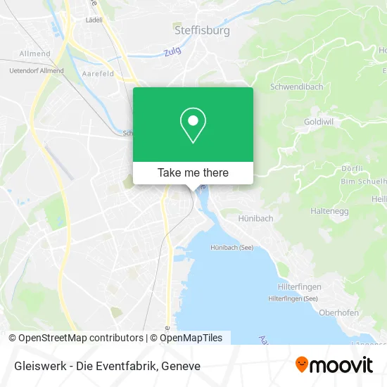 Gleiswerk - Die Eventfabrik map