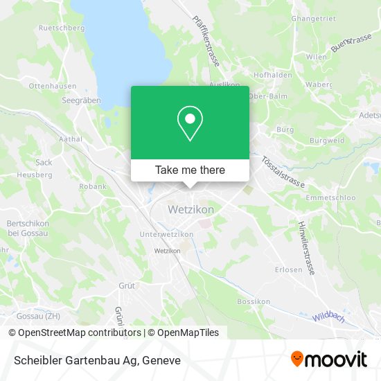 Scheibler Gartenbau Ag map