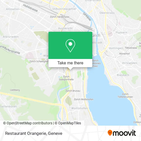 Restaurant Orangerie map