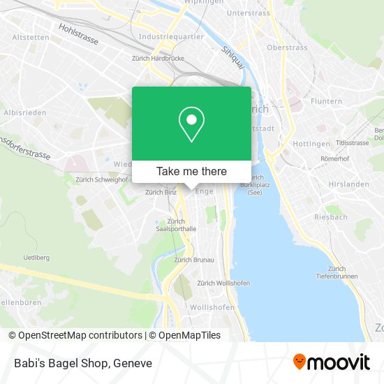 Babi's Bagel Shop map