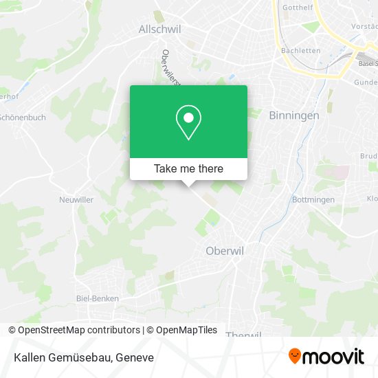 Kallen Gemüsebau map