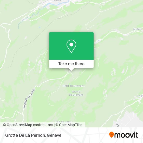 Grotte De La Pernon map