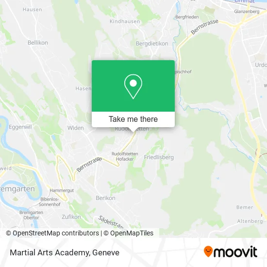 Martial Arts Academy map