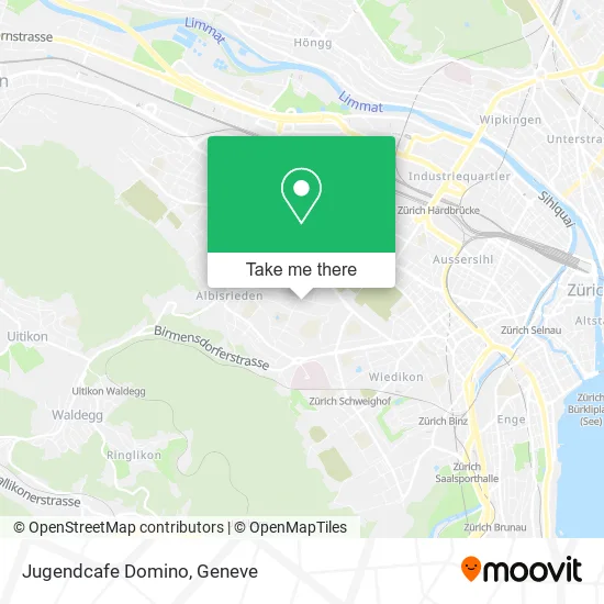 Jugendcafe Domino map