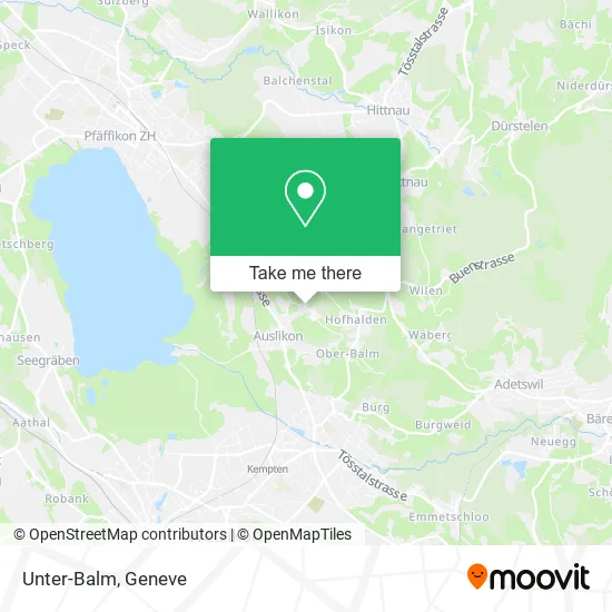 Unter-Balm map