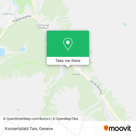 Konzertplatz Tais map