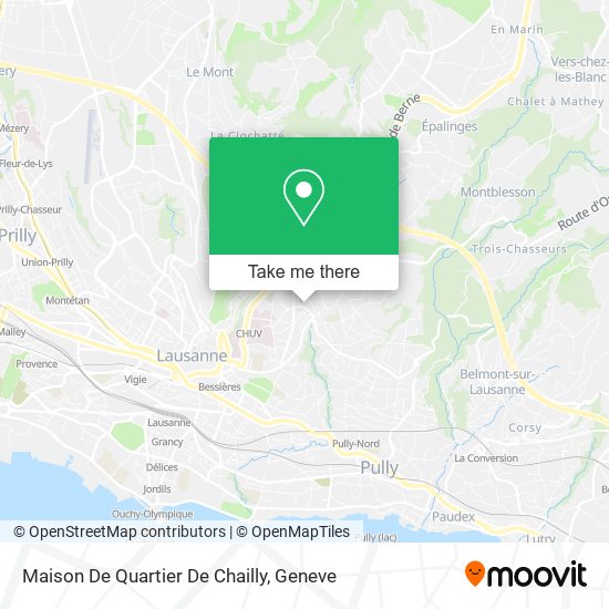 Maison De Quartier De Chailly map