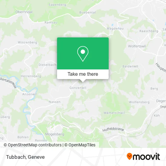 Tubbach map