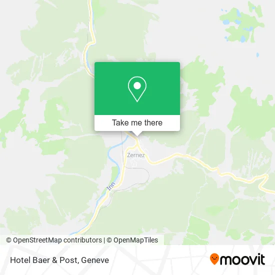 Hotel Baer & Post map
