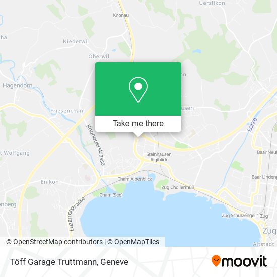 Töff Garage Truttmann map