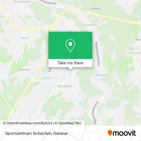 Sportzentrum Schachen map