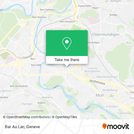 Bar Au Lac map