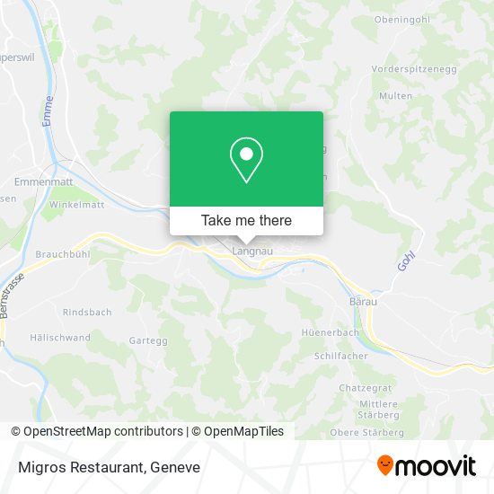 Migros Restaurant map