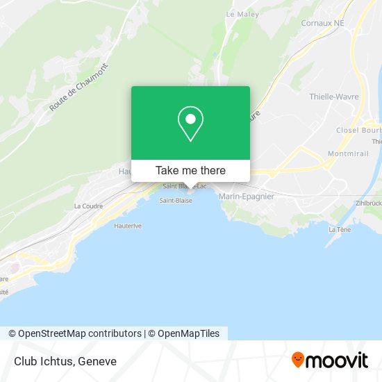 Club Ichtus map