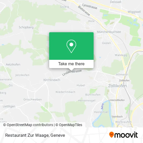Restaurant Zur Waage map