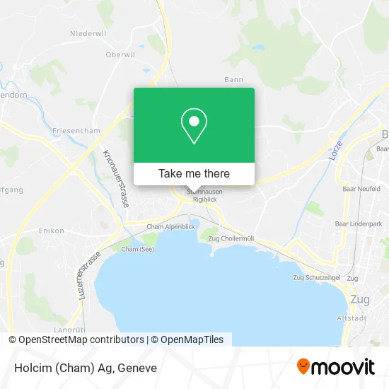 Holcim (Cham) Ag map