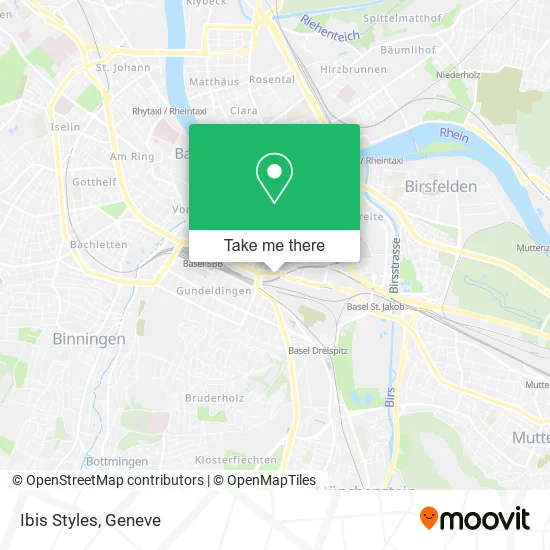 Ibis Styles map