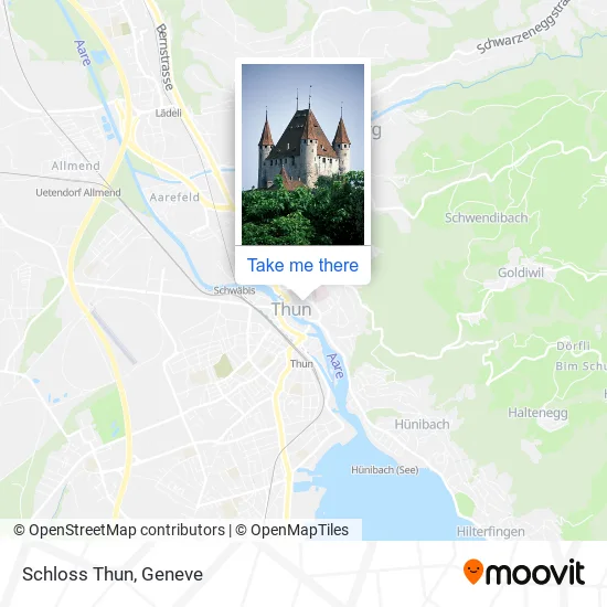 Schloss Thun map