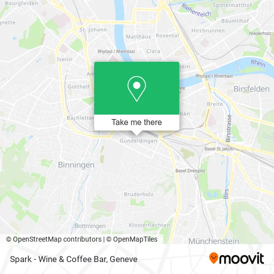 Spark - Wine & Coffee Bar map